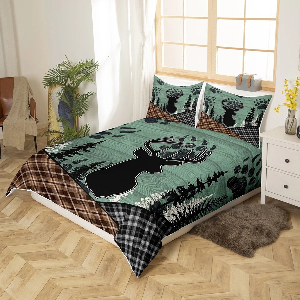 rustic-deer-bedding-set-checkered-buffalo-plaid-comforter-cover-woodland-wildlife-reindeer-moose-duvet-cover-twin-animal-paw-print-brown-black-grid-lattice-patchwork-bed-set-farmhouse-decor-03-b37407542fd7f10880e444e7c87aecf3.jpg