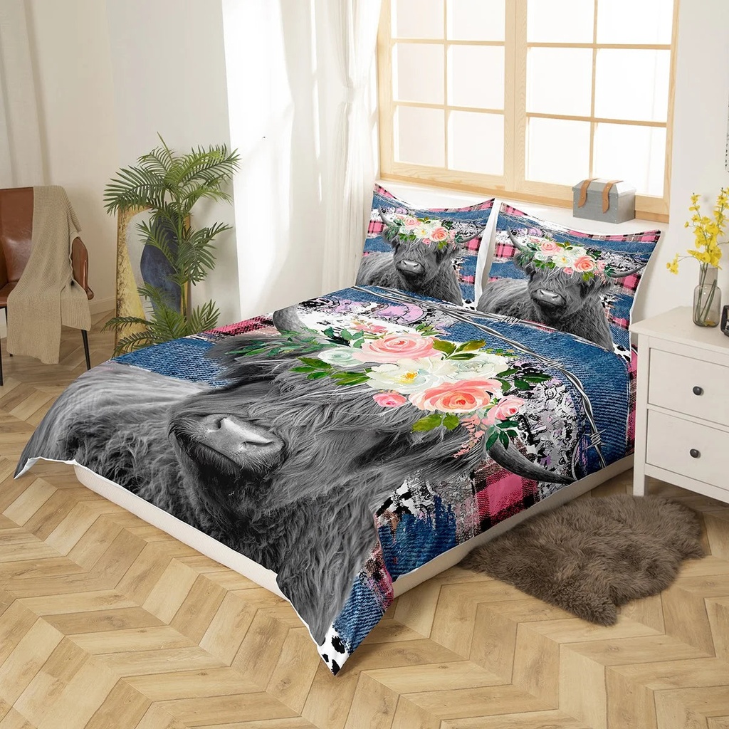 highland-cow-twin-bedding-set-for-boys-blue-denim-comforter-cover-pink-checkered-buffalo-plaid-duvet-cover-longhorn-bull-bed-set-cattle-farm-animals-farmhouse-wildlife-western-decor-03-091566df9179c4c46244170fdf2d914c.jpg
