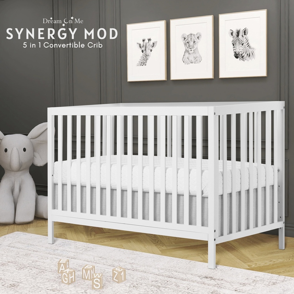 Mod Cribs Dream On Me Synergy MOD Crib - Sustainable Pinewood & Safe Design