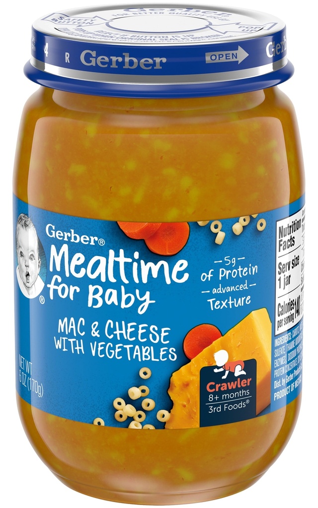 gerber-mealtime-for-baby-stage-3-baby-food-mac-cheese-with-vegetables-6-oz-jar-12-pack-09-1adbfc60-01b0-42ff-8358-37cb25ae622e.67187883c8099cb02b2d6190ee9b2556.jpg