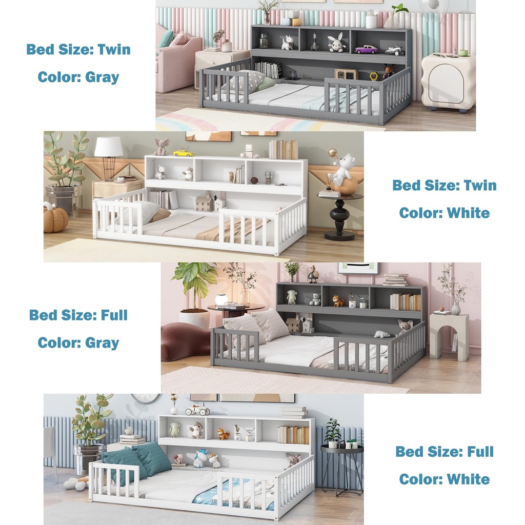 bellemave-twin-size-floor-bed-frame-with-fence-and-bookcase-toddler-floor-bed-low-bed-with-entrance-and-storage-shelves-montessori-bed-frame-for-kids-boys-girls-no-box-spring-needed-twin-gray-07-c989ebd7-082d-41bf-a2ab-685c4672e93a.82808b0b61a98de33265e83697b53ed9.jpg