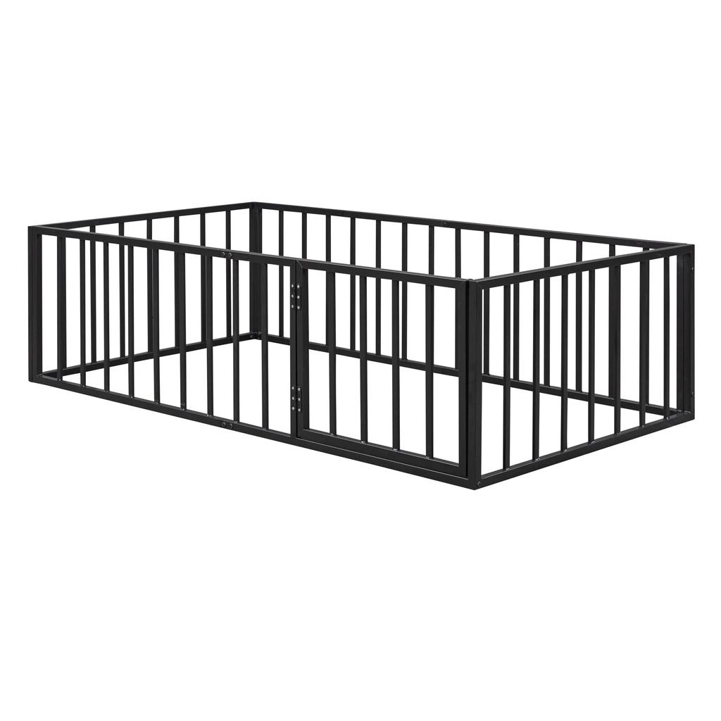bellemave-twin-floor-bed-with-fence-rails-and-lockable-door-twin-metal-floor-bed-for-toddler-child-boys-girls-metal-bed-frame-montessori-floor-bed-play-area-for-kids-black-05-11ce5e2d6718c7744393e14fde846ac8.jpg