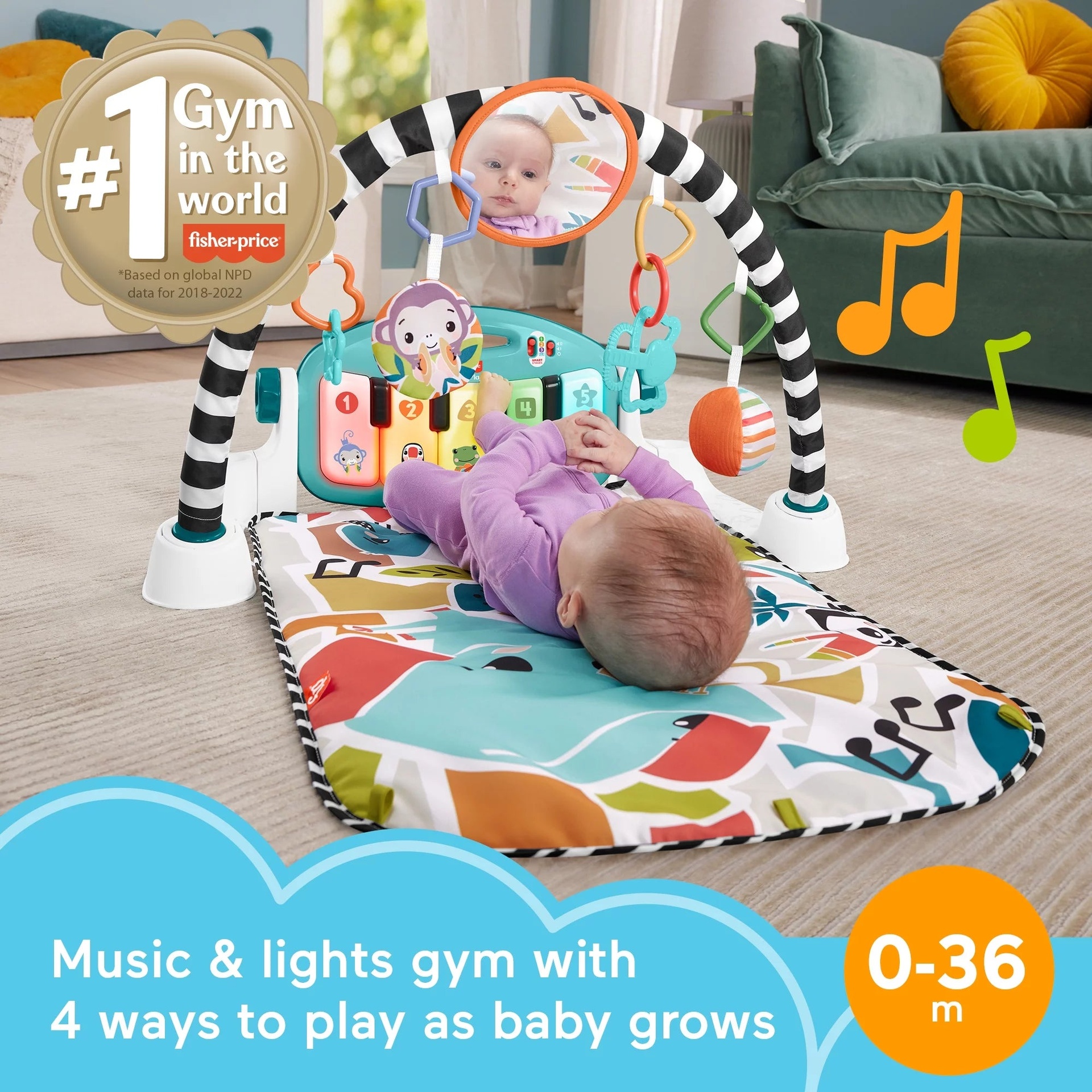 Fisher Price Glow And Grow Kick Play Piano Gym For Babies Fisher Price Glow And Grow Kick Play Piano Gym For Babies