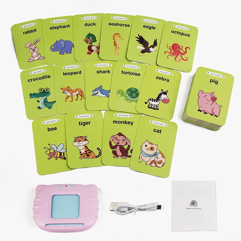 zuhafa-preschool-educational-machine-early-learning-educational-toy-for-toddlers-56-pcs-talking-flashcards-see-and-spell-learning-toy-recognition-game-sound-game-interactive-books-for-kids-animals-02-zuhafa_Preschool_Edu_9429b96a08bd1eef05b690ef265a58e2.jpg