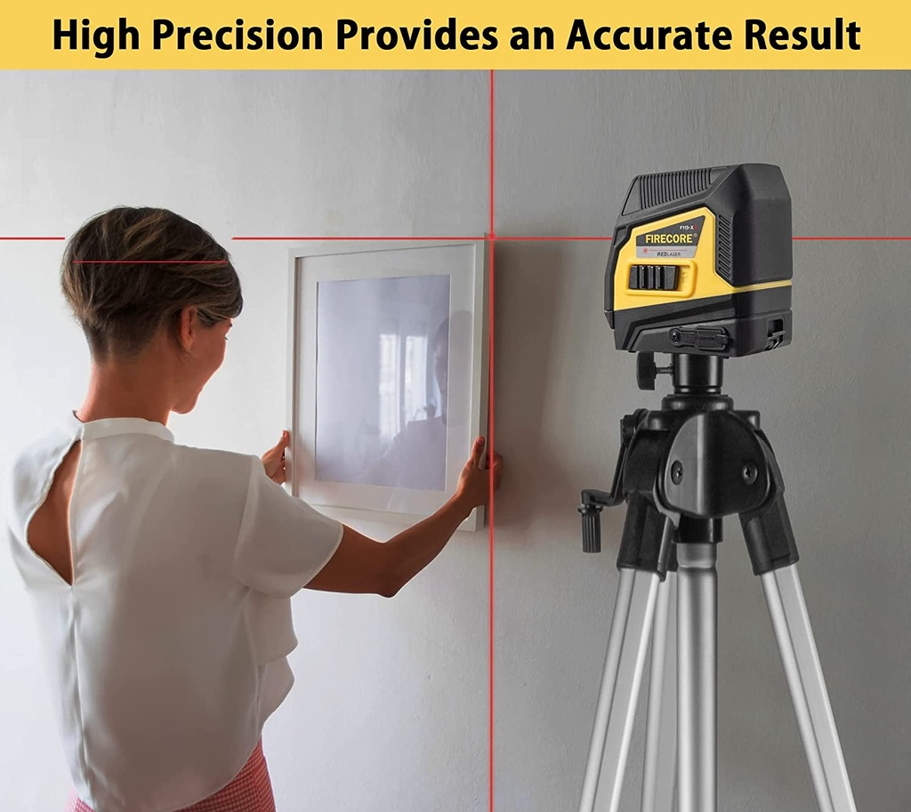 50M Self-Leveling Laser Level with Rechargeable Battery