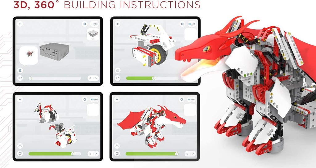 JIMU Robot Firebot Kit - STEM Building & Coding Robot | UBTECH