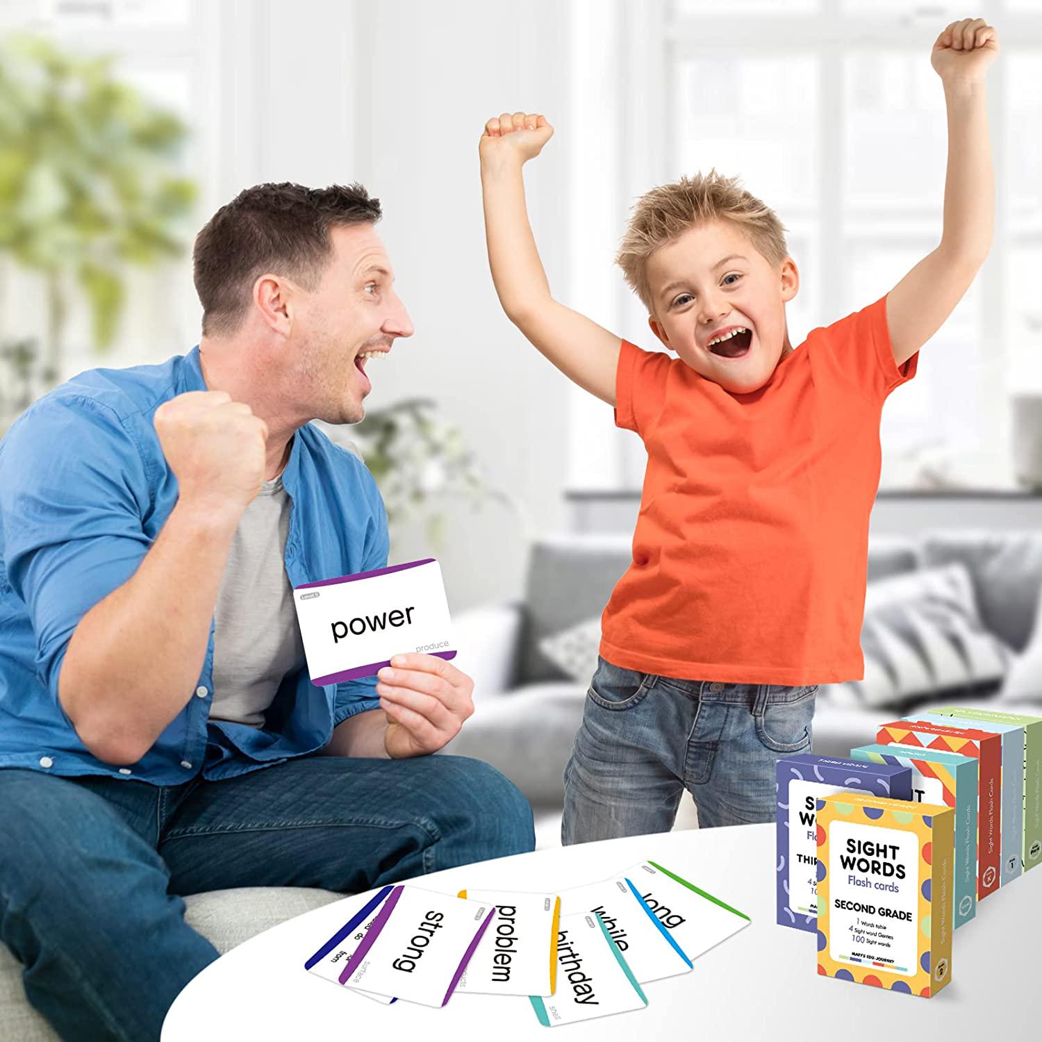 SpringFlower 600 Sight Words Flash Cards for Kids Learning