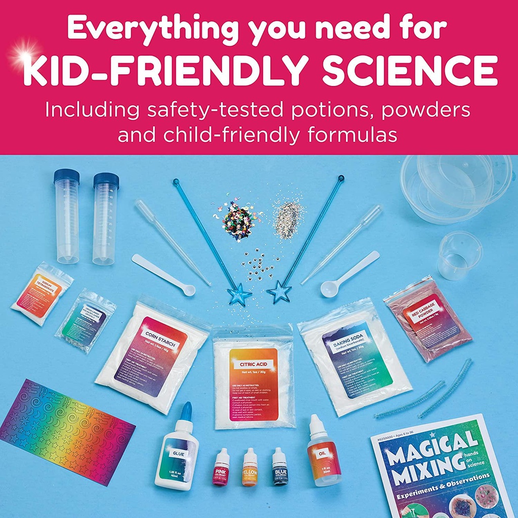 Experiments Multi Magical Mixing DIY Sensory Science Kit for Kids - 11 Experiments