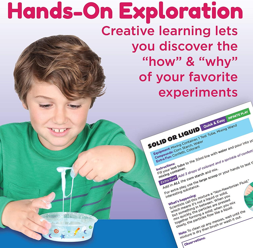 Experiments Multi Magical Mixing DIY Sensory Science Kit for Kids - 11 Experiments