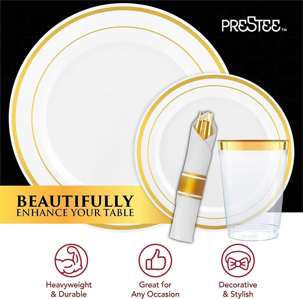 prestee-350-piece-gold-dinnerware-set-50-guest-disposable-gold-dinnerware-set-100-gold-rim-plastic-plates-50-linen-feel-napkins-with-spoons-forks-knives-50-gold-10oz-plastic-cups-02-2fde865ac5aa5452904fbdb9c5374915.jpg