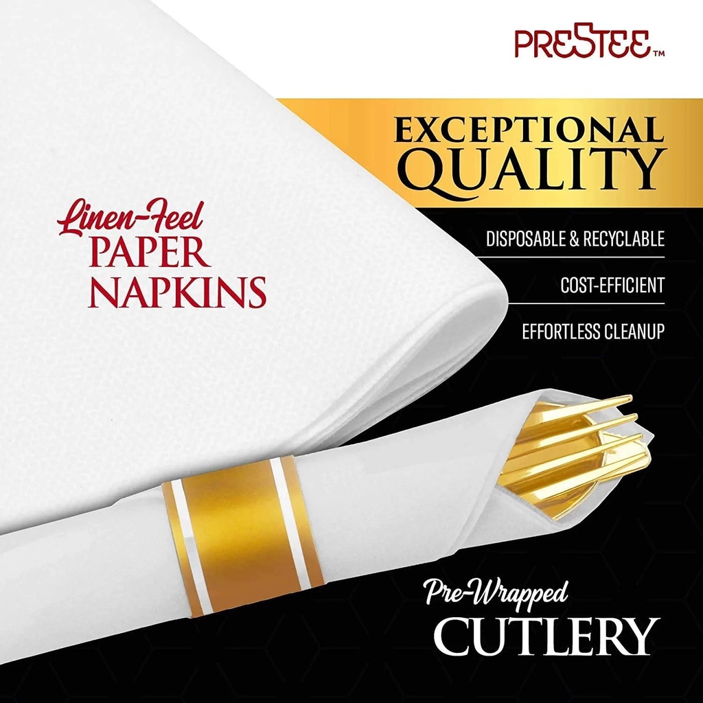prestee-350-piece-gold-dinnerware-set-50-guest-disposable-gold-dinnerware-set-100-gold-rim-plastic-plates-50-linen-feel-napkins-with-spoons-forks-knives-50-gold-10oz-plastic-cups-05-8491d8a70360f0452e90b01775529c56.jpg