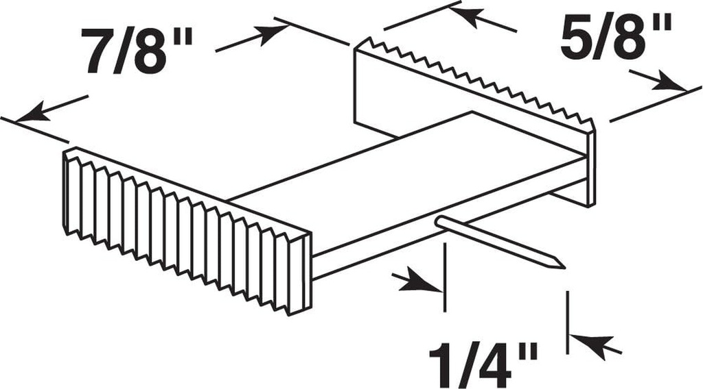 Prime-Line L 5802 Window Grid Retainer Clips - 6 Pack