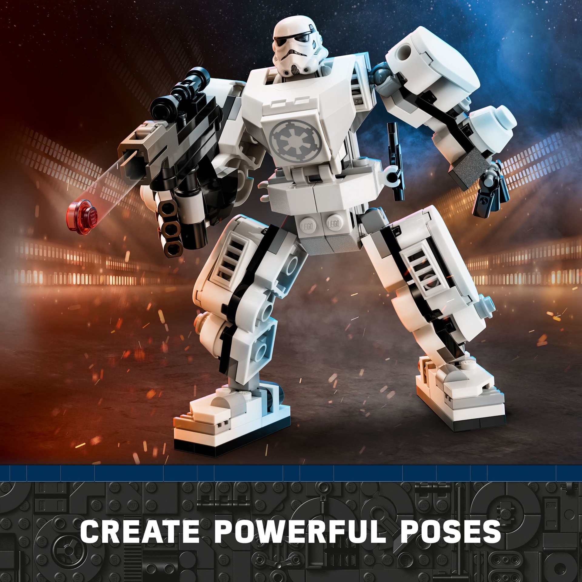 LEGO Star Wars Stormtrooper Mech 75370 Action Figure for Kids