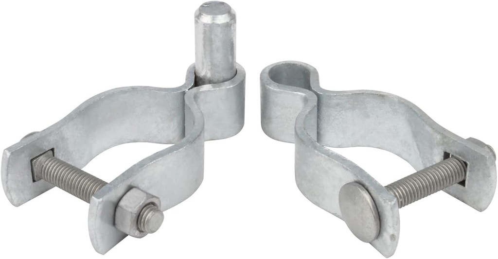 Hinges For Rack Rails 4 Pairs Galvanized Steel Gate Rail Hinges - 220 lb Capacity