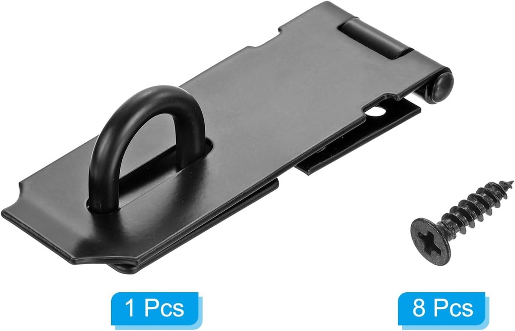 PATIKIL 4 Inch Stainless Steel Hasp Lock for Security
