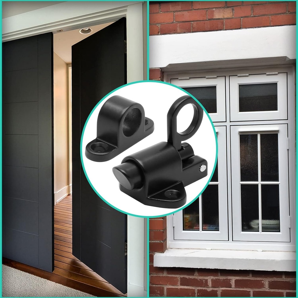 4Pcs Self-Closing Door Latch - Secure & Durable Lock