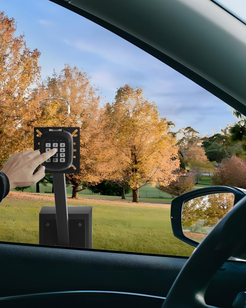 12" Universal Keypad Mounting Pedestal for Gates