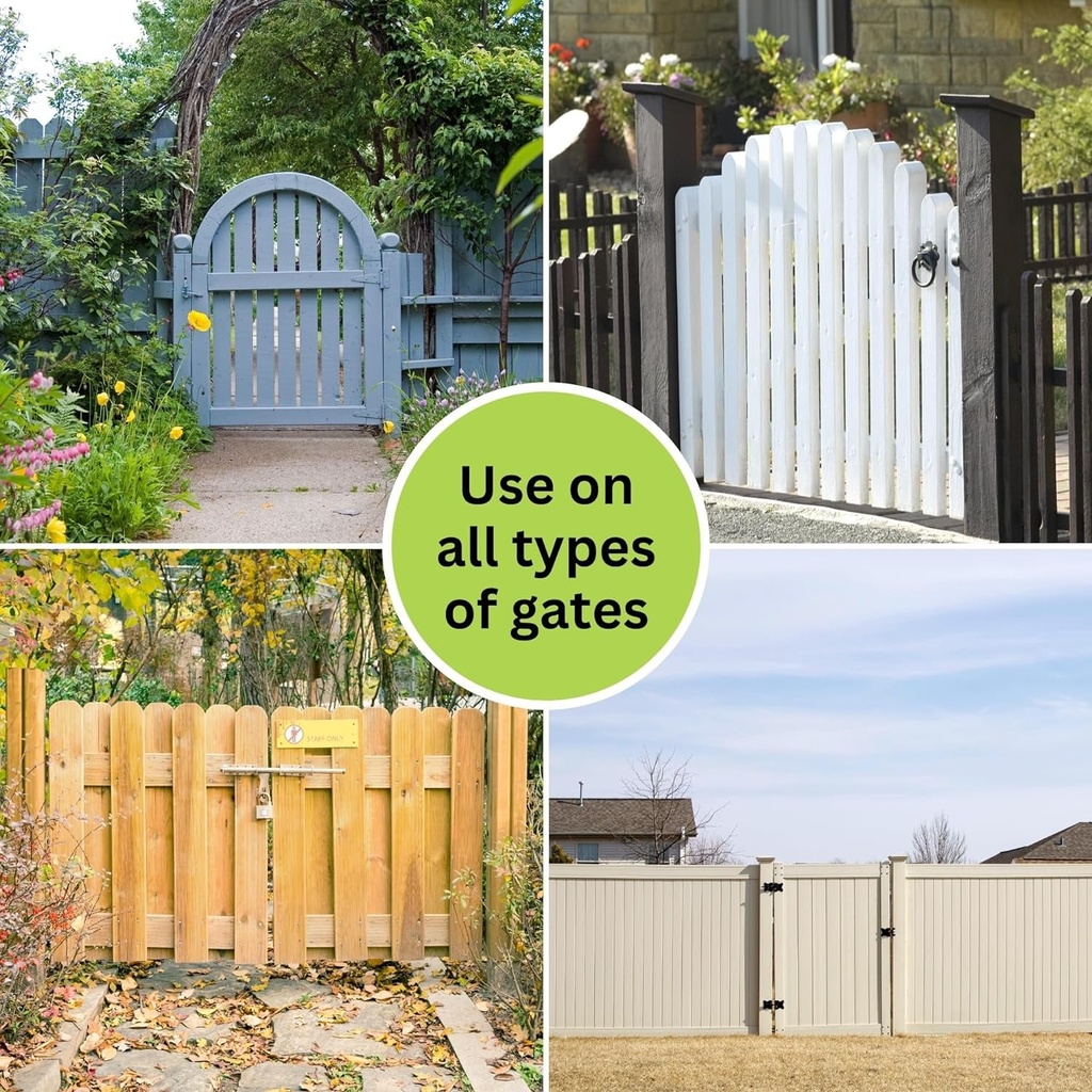 Lever Gate Byte Self-Locking Gravity Lever Gate Latch - 2-Way Release