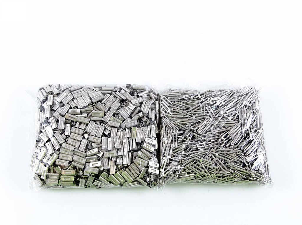 Dental Lab Master Dowel Pins – 1000Pcs with Sleeves & Caps