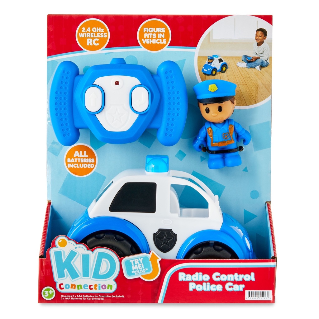 Kid Connection Radio Control Police Car - Fun for Kids