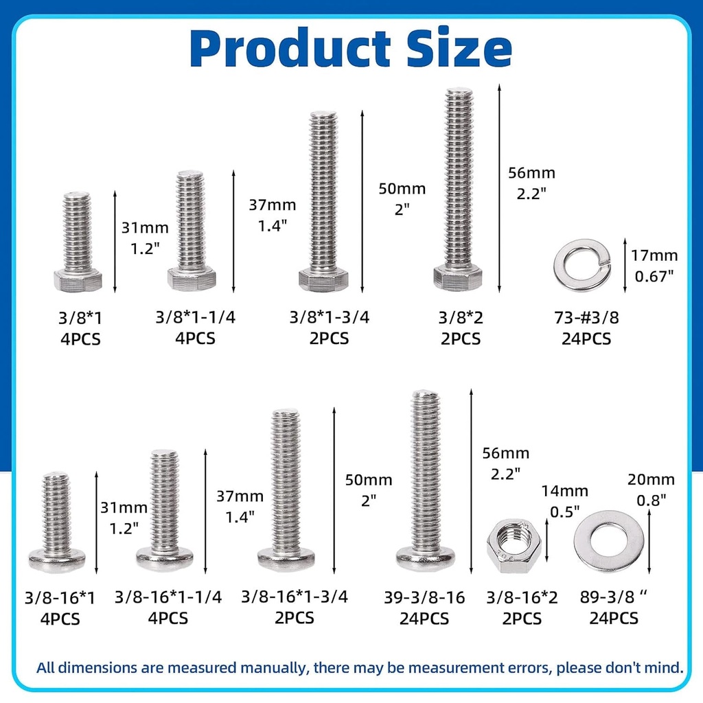 glarks-96pcs-3-8-phillips-pan-head-screws-and-3-8-16-outer-hexagon-head-screws-with-nuts-flat-washers-lock-washers-assortment-kit-304-stainless-steel-hardware-machine-screws-set-02-2655959d617bd522ca353adc93ce158a.jpg