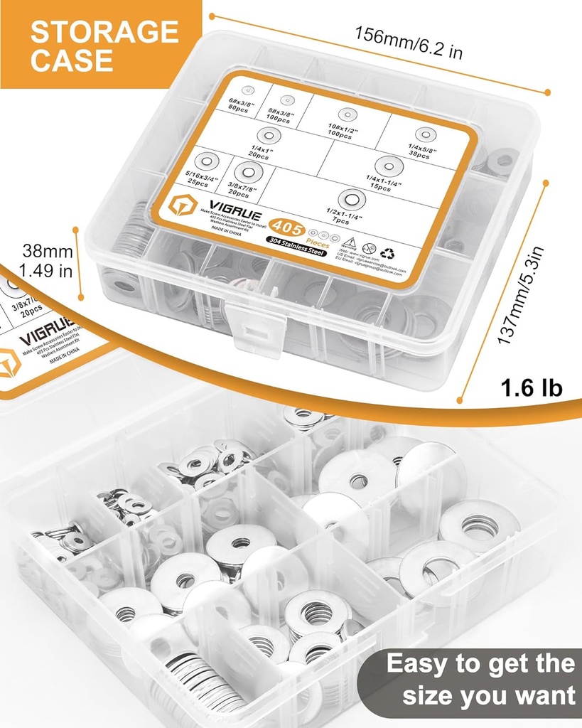 vigrue-405pcs-304-stainless-steel-flat-washers-set-washers-hardware-assortment-9-sizes-1-2x1-1-4-3-8x7-8-5-16x3-4-1-4x1-1-4-1-4x1-1-4x5-8-10-x1-2-8-x3-8-6-x3-8-02-c7277ecdec8a975cc9eab08500d492d1.jpg