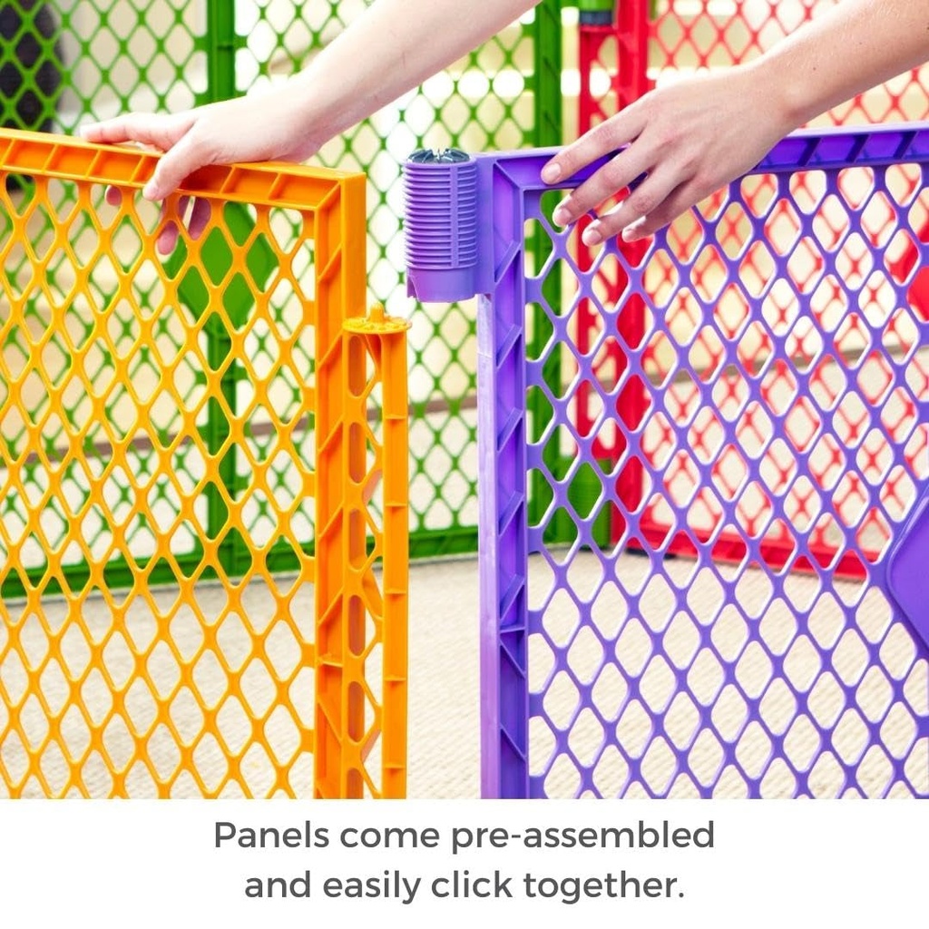 toddleroo-by-north-states-superyard-colorplay-8-panel-free-standing-play-yard-indoor-or-outdoor-baby-playpen-baby-gate-made-in-usa-6-5-feet-corner-to-corner-play-pen-26-tall-multicolor-05-6aed60f34d38395a7e95c6a7860c3a6e.jpg