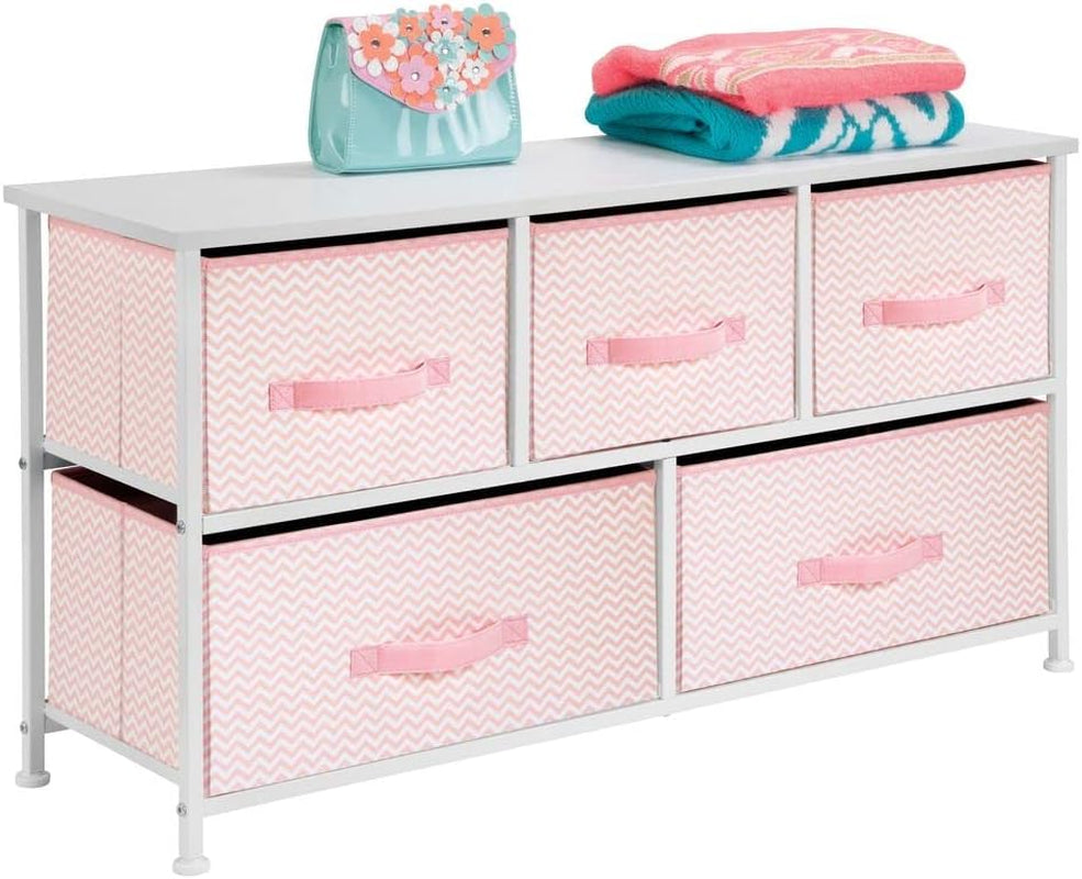 mdesign-21-65-high-steel-frame-wood-top-storage-dresser-furniture-unit-with-5-removable-fabric-drawers-wide-bureau-organizer-for-bedroom-living-room-closet-spira-collection-pink-white-03-b69cb40f7c56ec29a963663c9c9ce68f.jpg