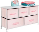 mdesign-21-65-high-steel-frame-wood-top-storage-dresser-furniture-unit-with-5-removable-fabric-drawers-wide-bureau-organizer-for-bedroom-living-room-closet-spira-collection-pink-white-03-b69cb40f7c56ec29a963663c9c9ce68f.jpg