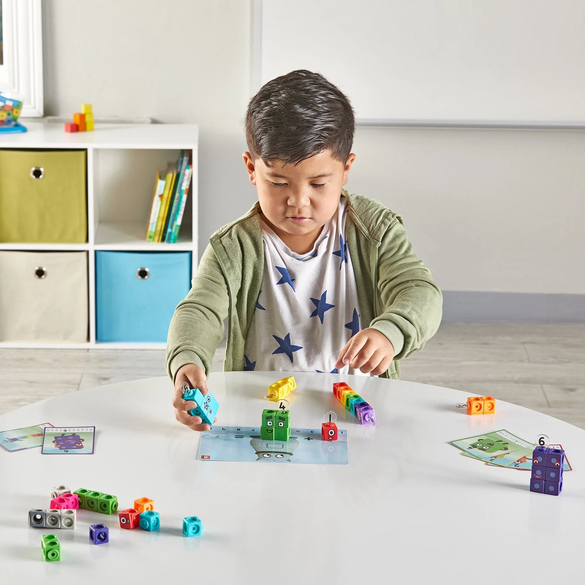 Hand2Mind Mathlink Cubes Numberblocks 1-10 Activity Set