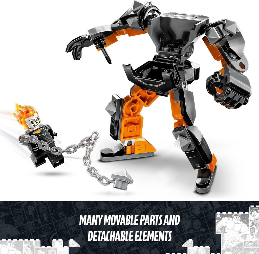 LEGO Ghost Rider Mech & Bike 76245 - Buildable Motorbike Toy