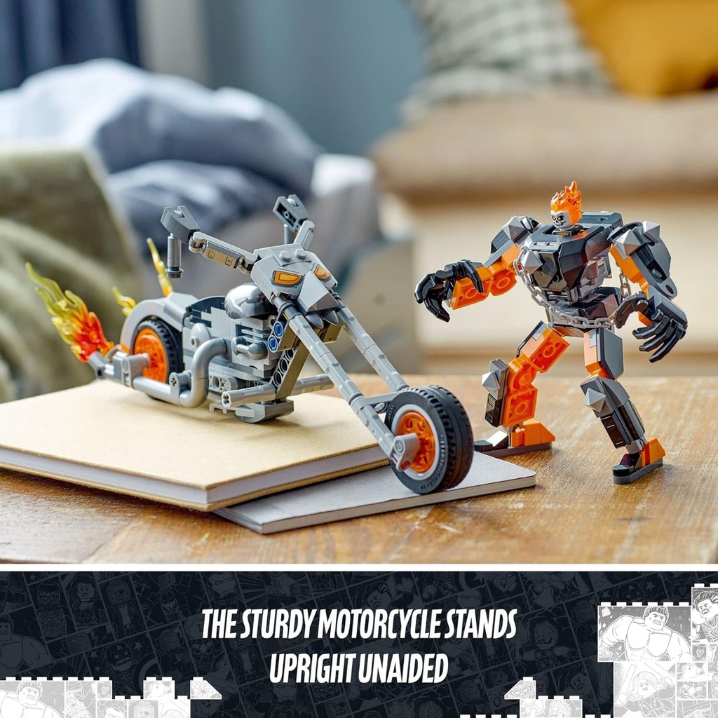 LEGO Ghost Rider Mech & Bike 76245 - Buildable Motorbike Toy