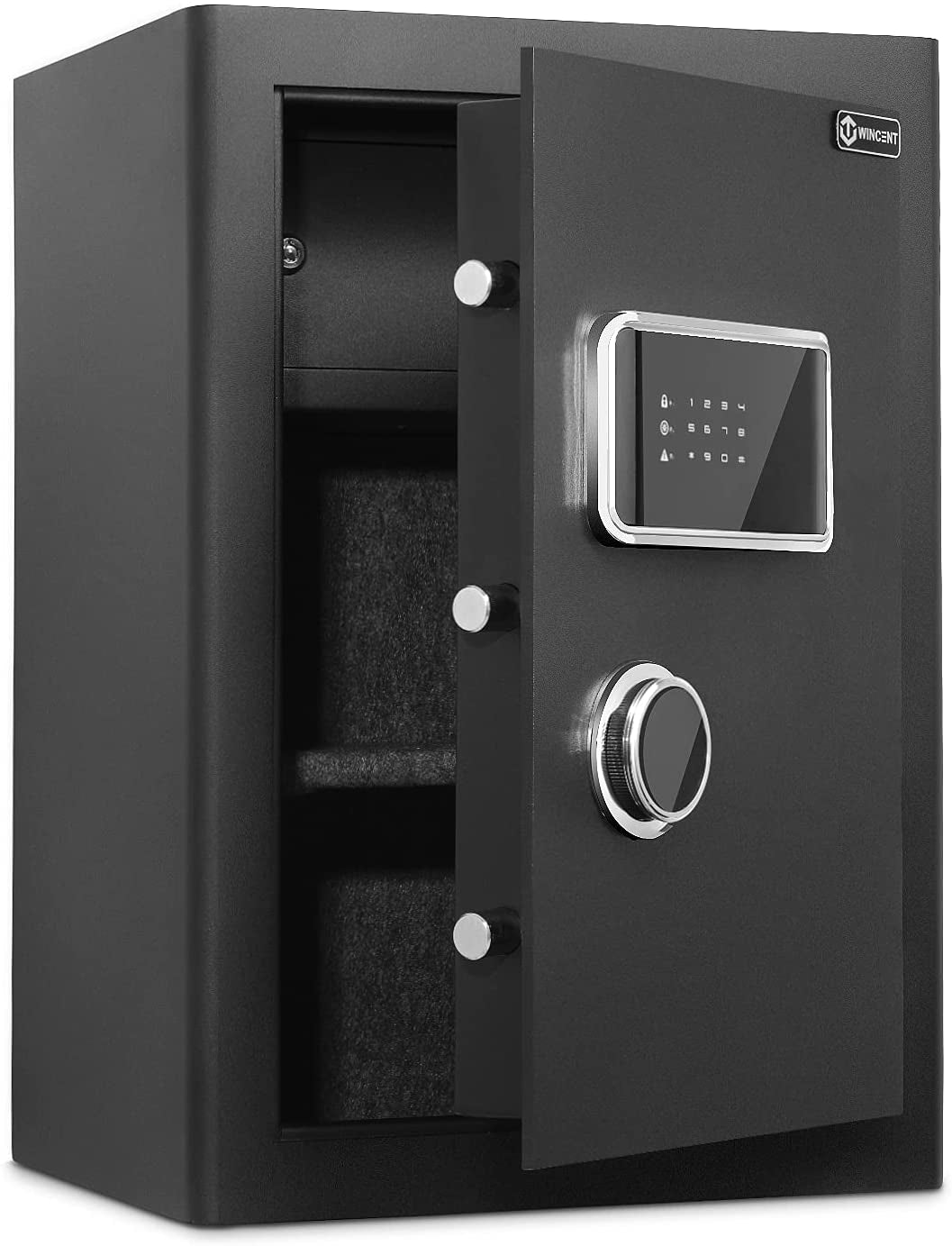 WINCENT Secure Home Security Safe with Dual Key Access