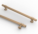 Asidrama 10 Pack 7.5 Inch(192Mm) Knurled Champagne Bronze Kitchen Cabinet Handles, Cabinet Pulls Kitchen Cabinet Hardware Cupboard Handles Drawer Pulls