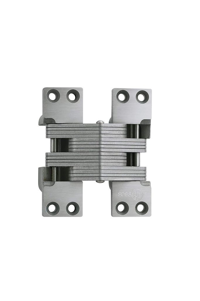 SOSS 420SS Stainless Steel 180 Min. Fire Rated Hinge for 2" Metal Doors, Satin Stainless Steel Exterior Finish