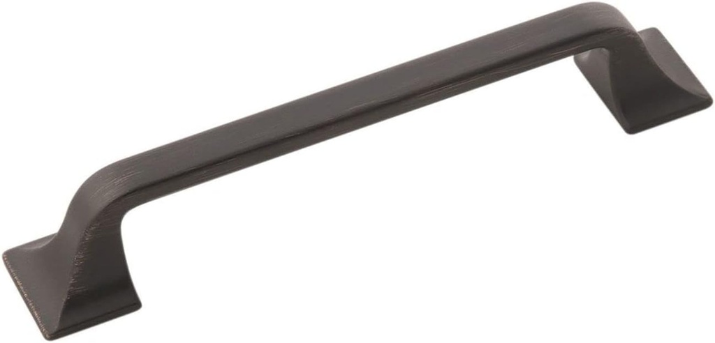 Hickory Hardware 10 Pack Solid Core Kitchen Cabinet Pulls, Luxury Cabinet Handles, Hardware for Doors & Dresser Drawers, 5-1/16 Inch (128Mm) Hole Center, Vintage Bronze, Forge Collection