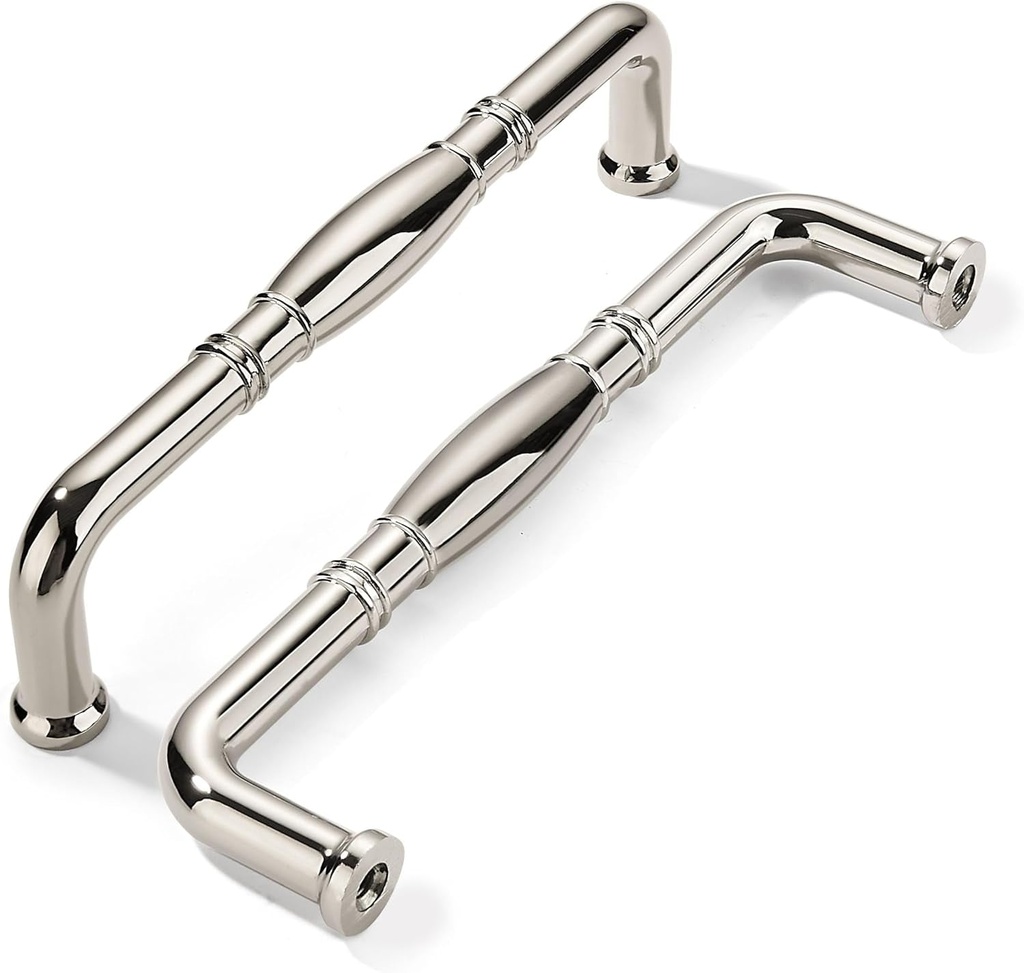 Khtumeware 10 Pack 6-1/4 Inch(160Mm) Polished Nickel Cabinet Pulls Drawer Pulls Kitchen Cabinet Hardware Pulls for Dresser Drawers