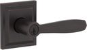 Baldwin Torrey, Entry Door Handle Reversible Lever with Keyed Lock Featuring Smartkey Re-Key Technology and Microban Protection, in Venetian Bronze