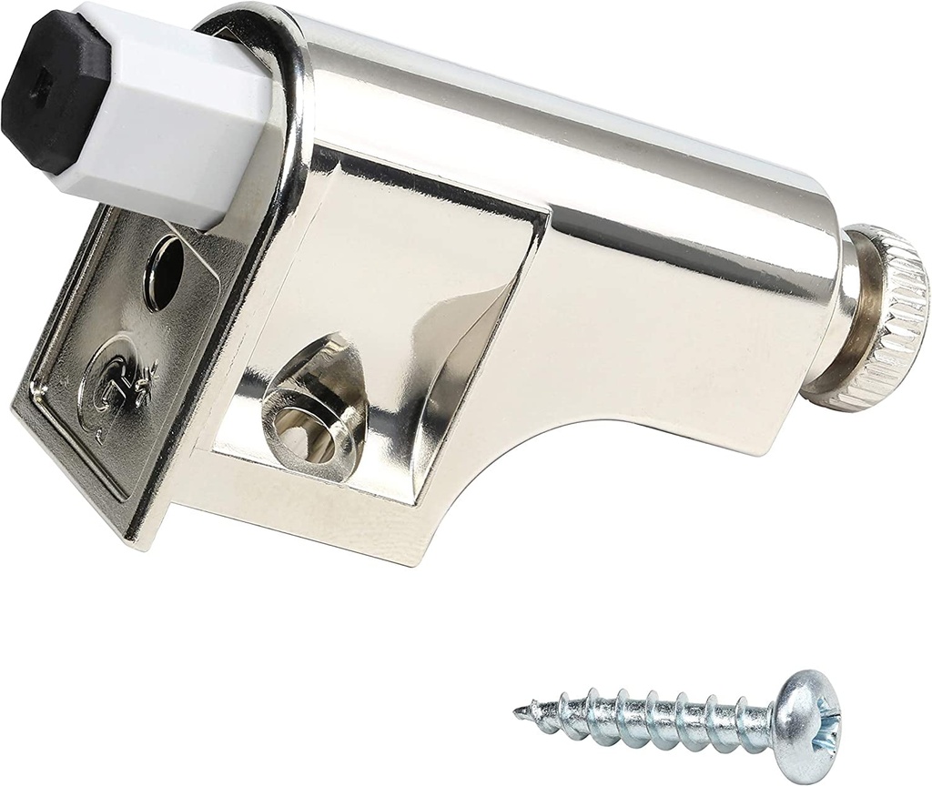 50 Pack Rok Hardware Soft Close Damper for Cabinet Doors/Compact/Softclose Cabinet Adapter/Hardware/Hinge Polished Nickel Finish, SCD103