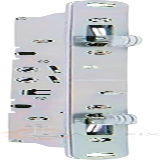 11-3/4" Dual Point Mortise Lock Flush Mount Latch with Facplate Replacement for Sliding Patio Glass Door - Stainless Steel Heavy Duty Locking Mechanism - Fix + Repair Door Security Hardware