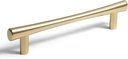 Cabinet Pull Handles Gold Dresser Pull Hardware Pulls Bedroom Furniture Bar Handle Zinc Alloy 5" Hole Center,6.5" Length,5 Pack