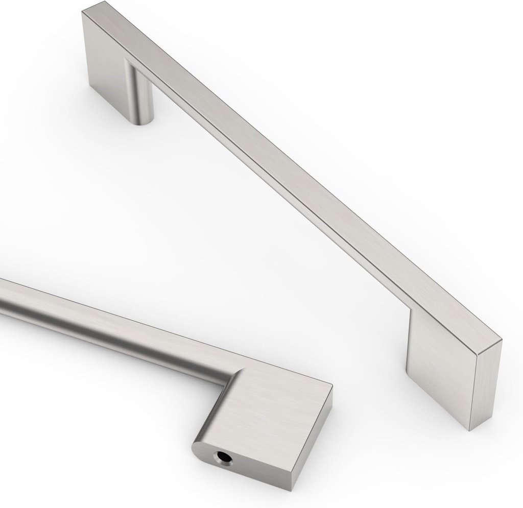 Asidrama 10 Pack 5 Inch(128Mm) Brushed Satin Nickel Kitchen Cabinet Handles, Cabinet Pulls Kitchen Cabinet Hardware for Cupboard Drawer Pulls