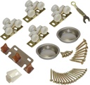 Johnson Hardware 138F Series Sliding Bypass Door Hardware (72 Inch - 2 Door System)
