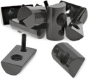 8020, 3283, 15 Series, 1/4-20 Steel Roll in T-Nut with Flex Handle - T Slot Accessories for T Slot 80/20 Aluminum Extrusion - Hardware Nuts (25 Pack)