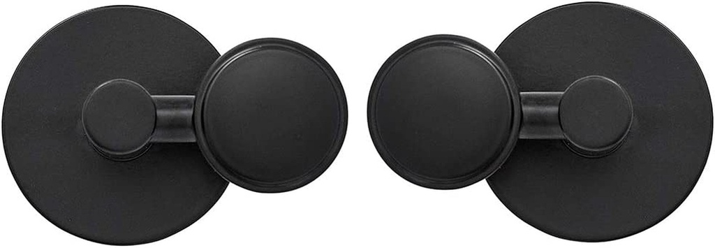Hamilton Hills round Black Pivot Mirror Hardware Tilting Anchors for Mirror or Picture Glass or Plexiglass