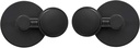 Hamilton Hills round Black Pivot Mirror Hardware Tilting Anchors for Mirror or Picture Glass or Plexiglass
