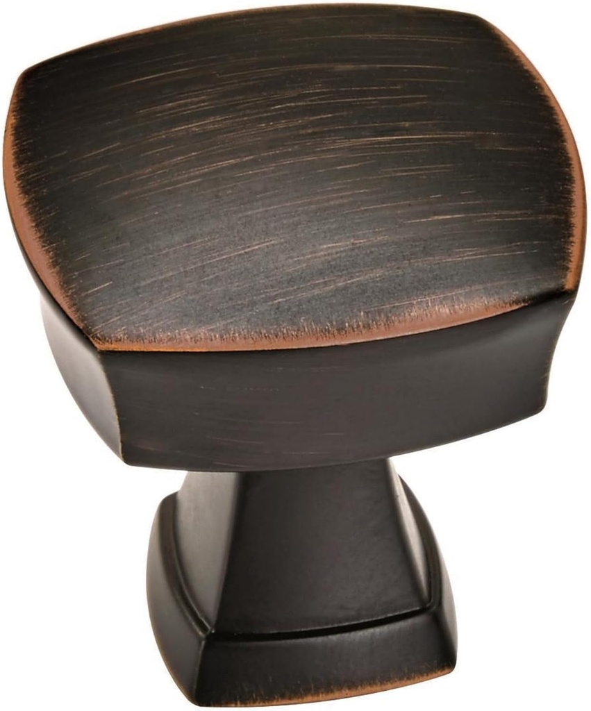 Amerock | Cabinet Knob | Oil Rubbed Bronze | 1-1/4 Inch (32 Mm) Length | Stature | 10 Pack | Drawer Knob | Cabinet Hardware