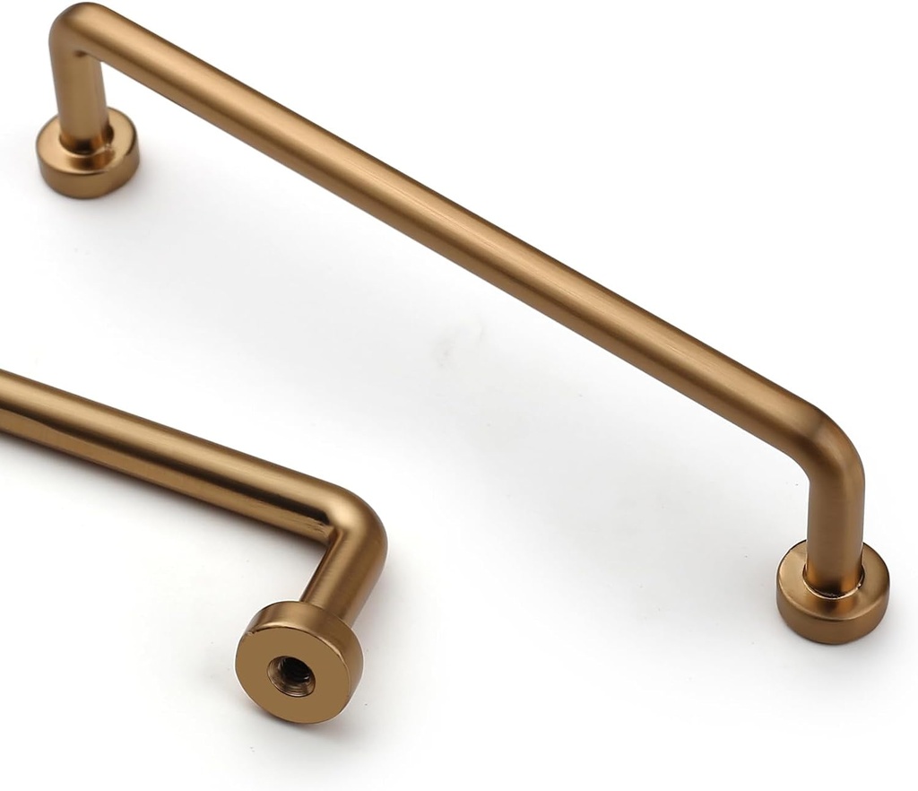 Asidrama 10 Pack 5 Inch(128Mm) Champagne Bronze Kitchen Cabinet Handles, Cabinet Pulls Kitchen Cabinet Hardware for Cupboard Drawer Handles Dresser Pulls