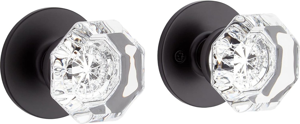 479272 Tama Solid Brass Passage Door Knob Set with 2-3/8" Backset