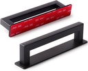 Adhesive Cabinet Handles Stick on Handle Self Stick Sliding Shower Door Handle 6" Black 14-Pack